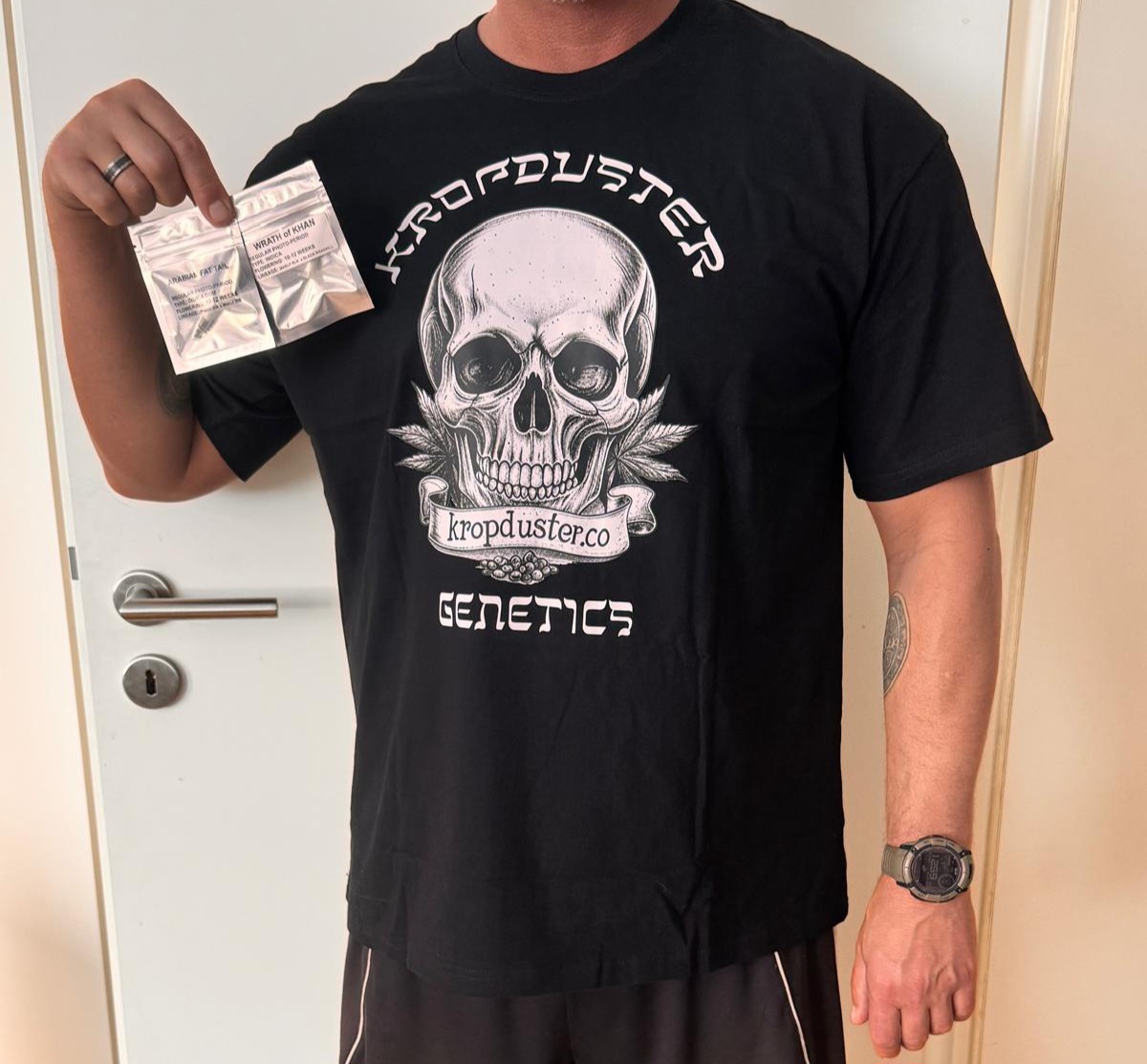 KropDuster T-Shirt "SKULL"